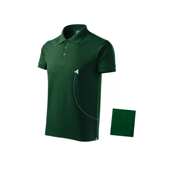 212D313 - Tricou polo pentru barbati - Cotton - [Dark green]