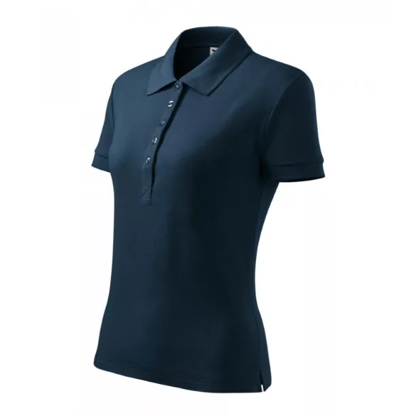 2130212-Tricou-polo-pentru-dama-Cotton-Albastru-marin