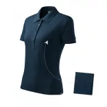 2130212-Tricou-polo-pentru-dama-Cotton-Albastru-marin