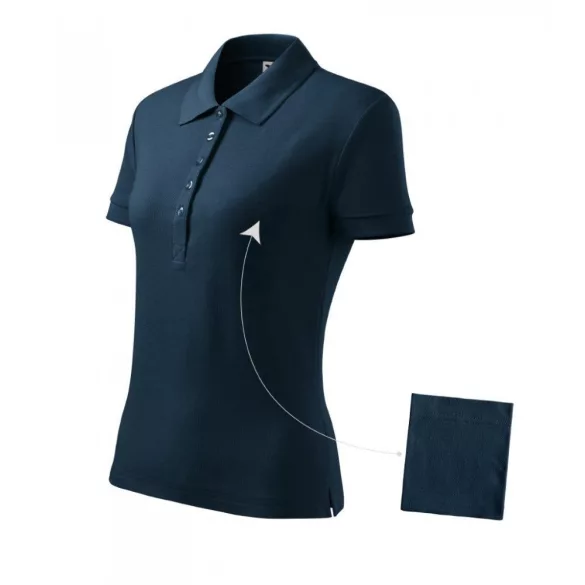 2130212-Tricou-polo-pentru-dama-Cotton-Albastru-marin