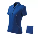 2130512-Tricou-polo-pentru-dama-Cotton-Albastru-regal