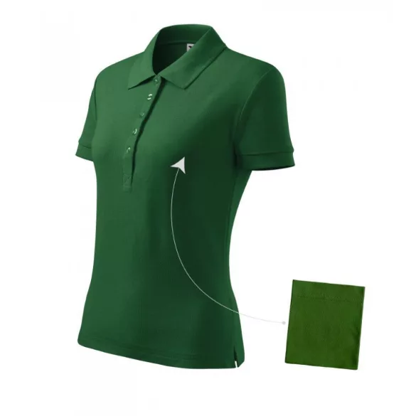 2130612-Tricou-polo-pentru-dama-Cotton-Verde-sticla