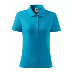 2134412-Tricou-polo-pentru-dama-Cotton-Turcoaz