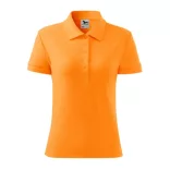 213A212 - Tricou polo pentru dama - Cotton - [Tangerine orange]