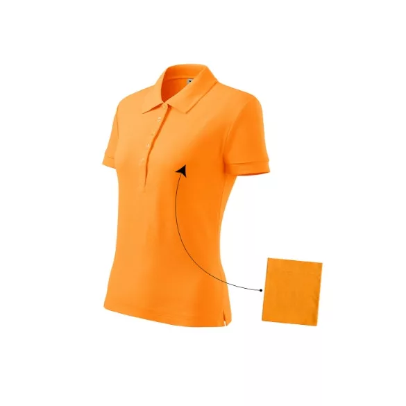 213A212 - Tricou polo pentru dama - Cotton - [Tangerine orange]