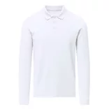 21961-MK - Tricou polo alb pentru adulti - Charlot - WHITE