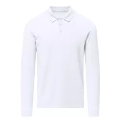21961-MK - Tricou polo alb pentru adulti - Charlot - WHITE