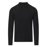 21962-002MK - Tricou polo colorat pentru adulti - Charlot - BLACK