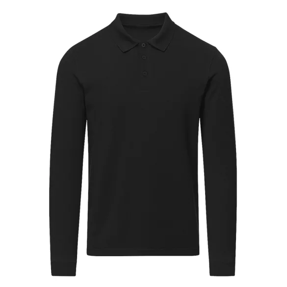 21962-002MK - Tricou polo colorat pentru adulti - Charlot - BLACK