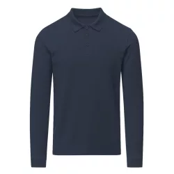   21962-006MK - Tricou polo colorat pentru adulti - Charlot - NAVY BLUE