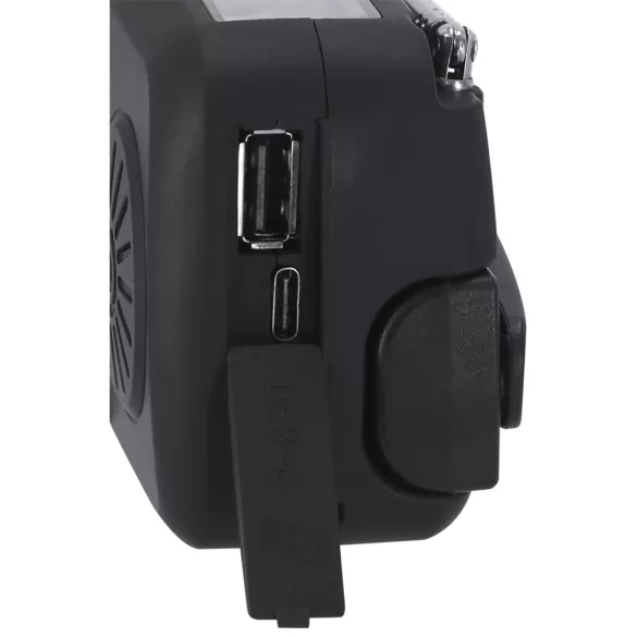 21983-002MK - Radio de urgenta multifunctional - Cartney - BLACK