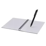22075-MK - Caiet de notite stergator - Gratox - BLACK