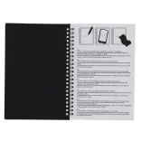 22075-MK - Caiet de notite stergator - Gratox - BLACK