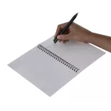 22075-MK - Caiet de notite stergator - Gratox - BLACK