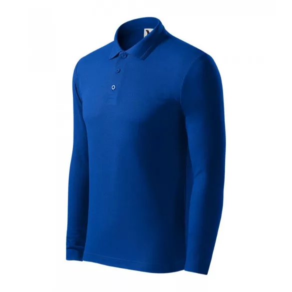 2210513-Tricou-polo-pentru-barbati-Pique-Polo-LS-Albastru-regal