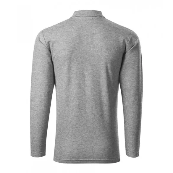2211213-Tricou-polo-pentru-barbati-Pique-Polo-LS-Gri-inchis