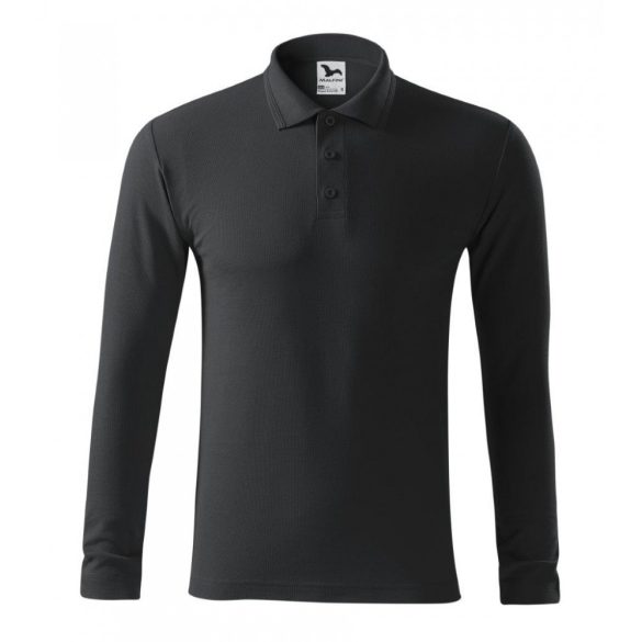 2219413-Tricou-polo-pentru-barbati-Pique-Polo-LS-Ebony-gray