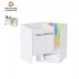 22197-MK - Suport pentru creioane Notepad Whiteboard - Persut - WHITE
