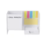 22197-MK - Suport pentru creioane Notepad Whiteboard - Persut - WHITE