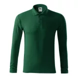 221D313 - Tricou polo pentru barbati - Pique Polo LS - [Dark Green]