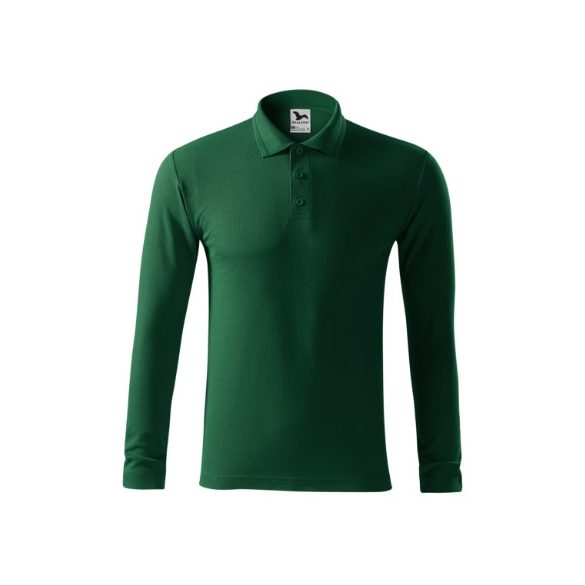 221D313 - Tricou polo pentru barbati - Pique Polo LS - [Dark Green]