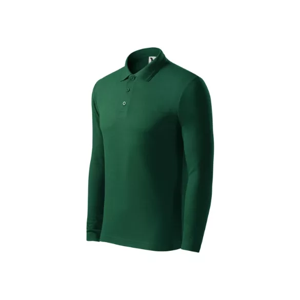 221D313 - Tricou polo pentru barbati - Pique Polo LS - [Dark Green]