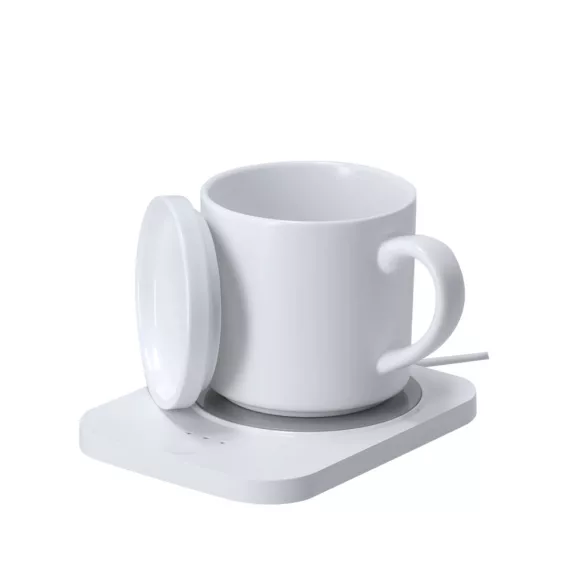 22245-MK - Incalzitor de pahare cu incarcator - Wasoox - WHITE