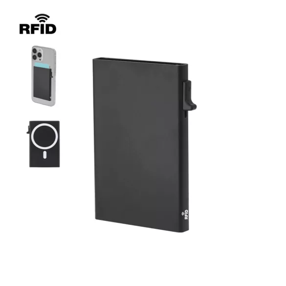 22261-MK - Portofel de card - Alfek - BLACK