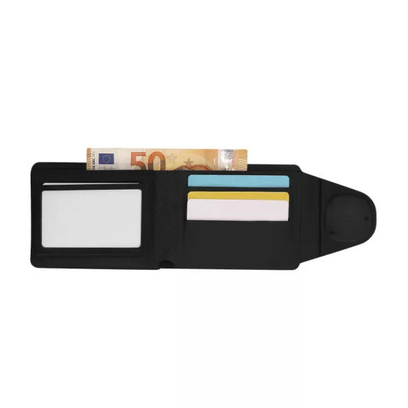 22328-MK - Portofel cu card de urmarire - Nairobix - BLACK