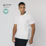 22338-MK - Tricou polo alb pentru barbati - Charles - WHITE