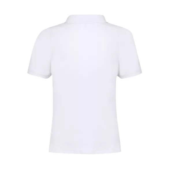 22342-MK - Tricou polo alb pentru femei - Charles - WHITE