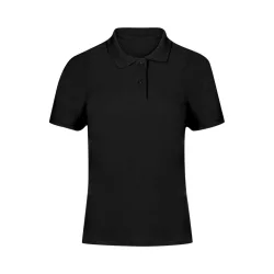   22343-002MK - Tricou polo colorat pentru femei - Charles - BLACK