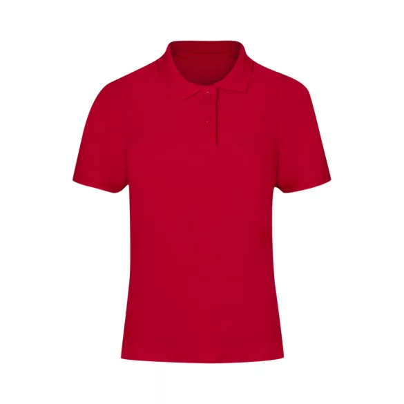 22343-003MK - Tricou polo colorat pentru femei - Charles - RED