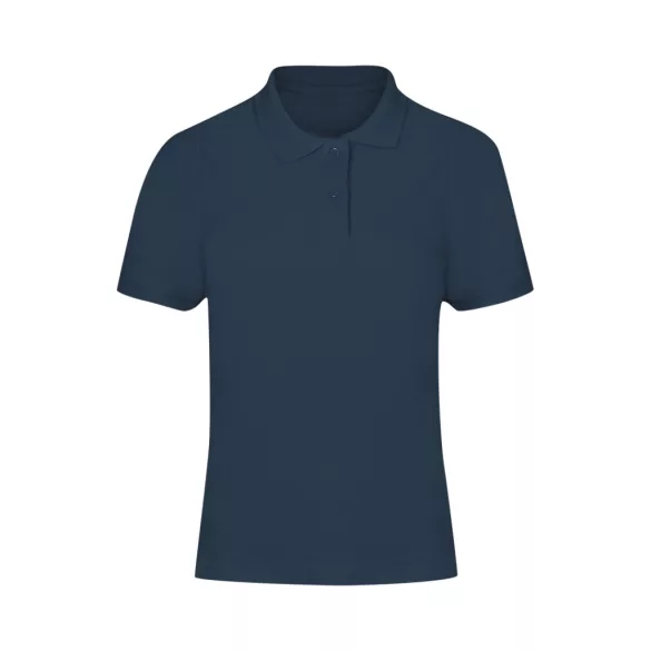 22343-006MK - Tricou polo colorat pentru femei - Charles - NAVY BLUE