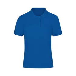   22343-019MK - Tricou polo colorat pentru femei - Charles - BLUE