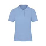 22343-021MK - Tricou polo colorat pentru femei - Charles - LIGHT BLUE