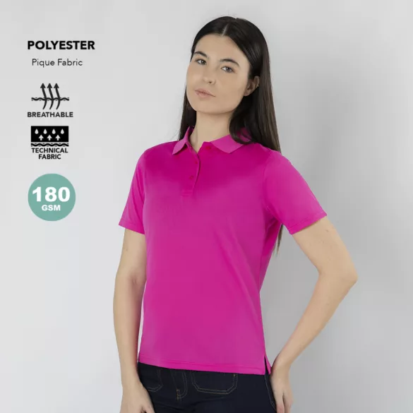 22345-003MK - Tricou polo pentru femei - Tecnic Plus - RED