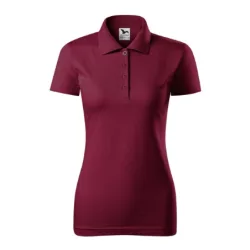 2238612 - Tricou polo pentru dama - Single J. - [Garnet]