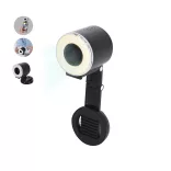 22397-MK - Ventilator cu inel luminat - Tangix - BLACK