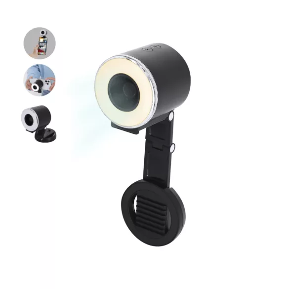 22397-MK - Ventilator cu inel luminat - Tangix - BLACK