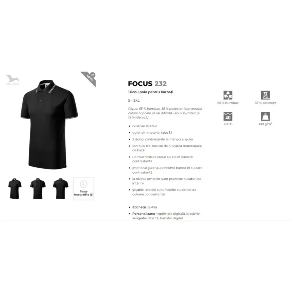 2320113-Tricou-polo-pentru-barbati-Focus-Negru