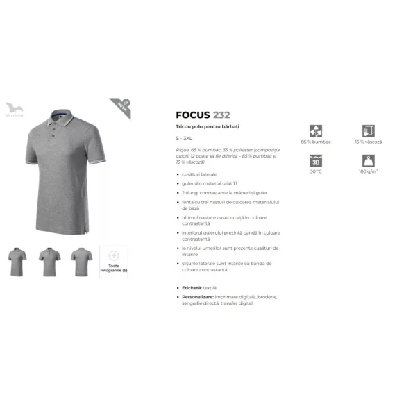 2321213-Tricou-polo-pentru-barbati-Focus-Gri-inchis