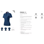 2338713 - Tricou polo de dama - Focus - Malfini - [Midnight blue]