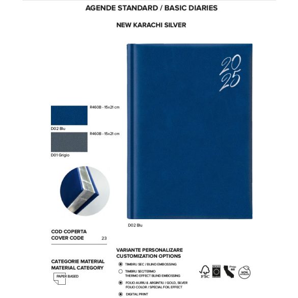 23NEWKARACHISILVERNE18-Agenda-datata-zilnic-New-Karachi-Silver-Nero