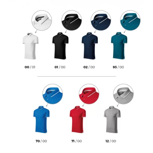 2510013-Tricou-polo-pentru-barbati-Perfection-plain-Alb