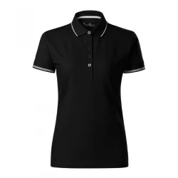2530113-Tricou-polo-pentru-dama-Perfection-plain-Negru