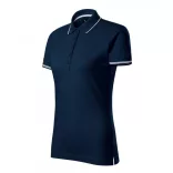 2530213-Tricou-polo-pentru-dama-Perfection-plain-Albastru-marin