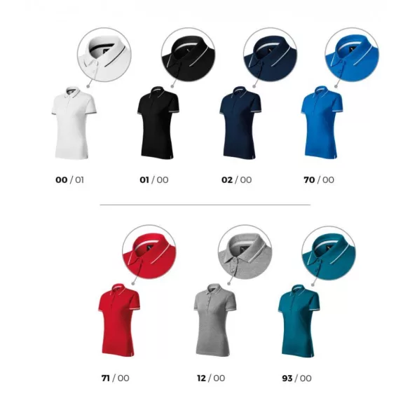 2537013-Tricou-polo-pentru-dama-Perfection-plain-Snorkel-blue