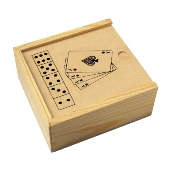 2553-009C - Set joc in cutie de lemn