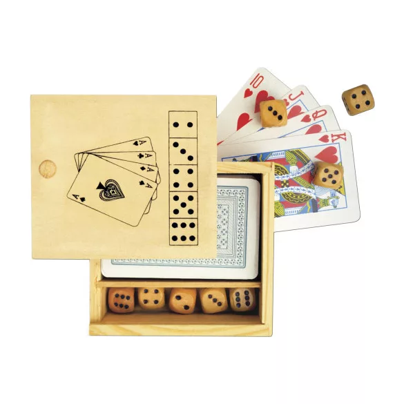 2553-009C - Set joc in cutie de lemn